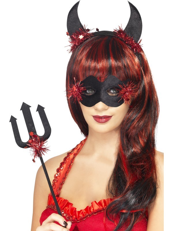 Devildina Mask and Horns Set