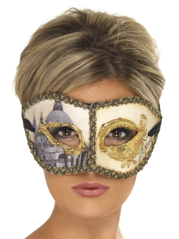 Venetian Colombina Farfalla Glitter Mask