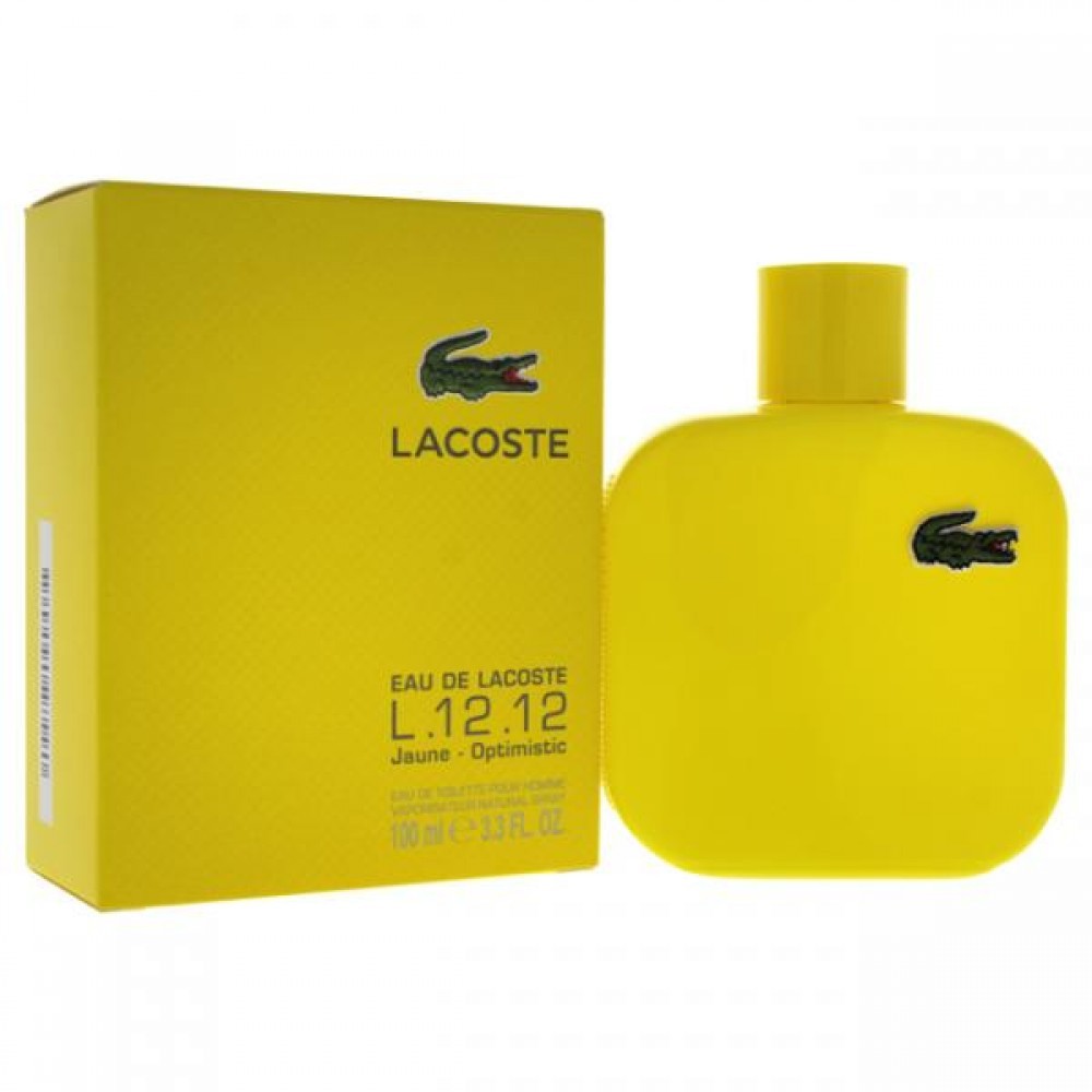 Lacoste Lacoste Eau De Lacoste L.12.12 Yellow Cologne (M) EDT 3.3 oz