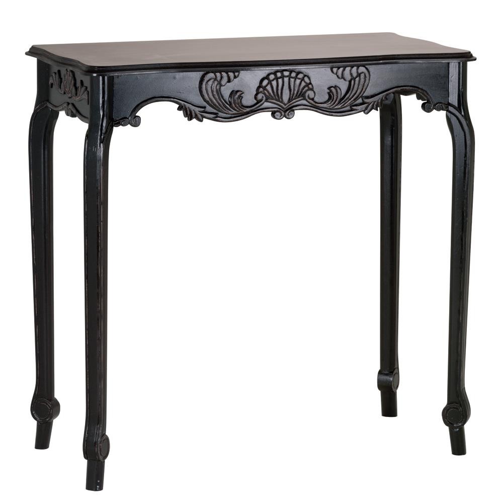 Black Scallop Table