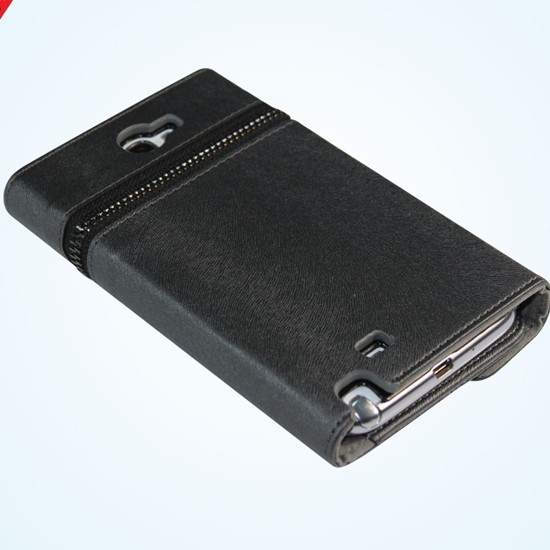 Faux-Leather Wallet Case Cover For Samsung Galaxy S4
