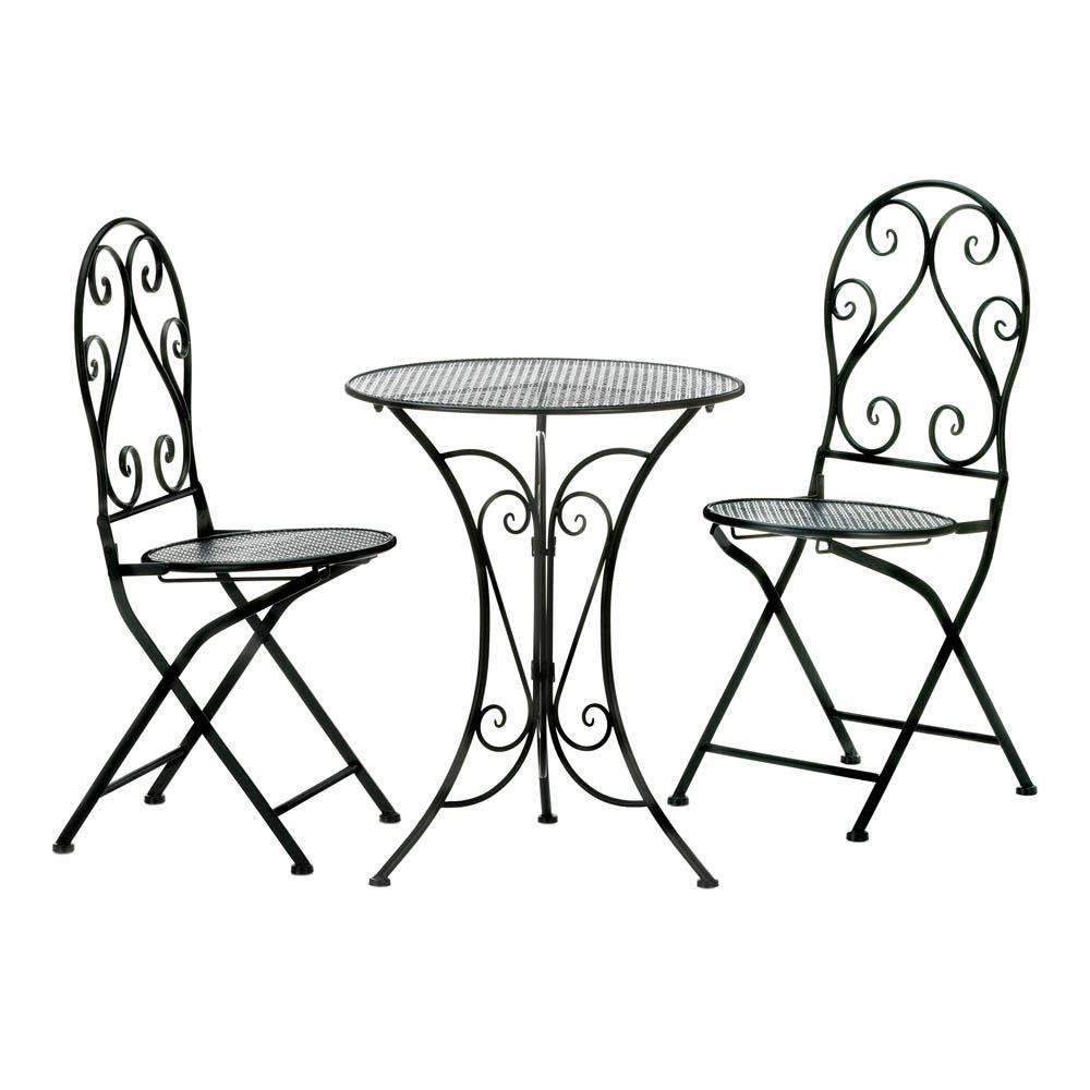 Chic Iron Bistro Set