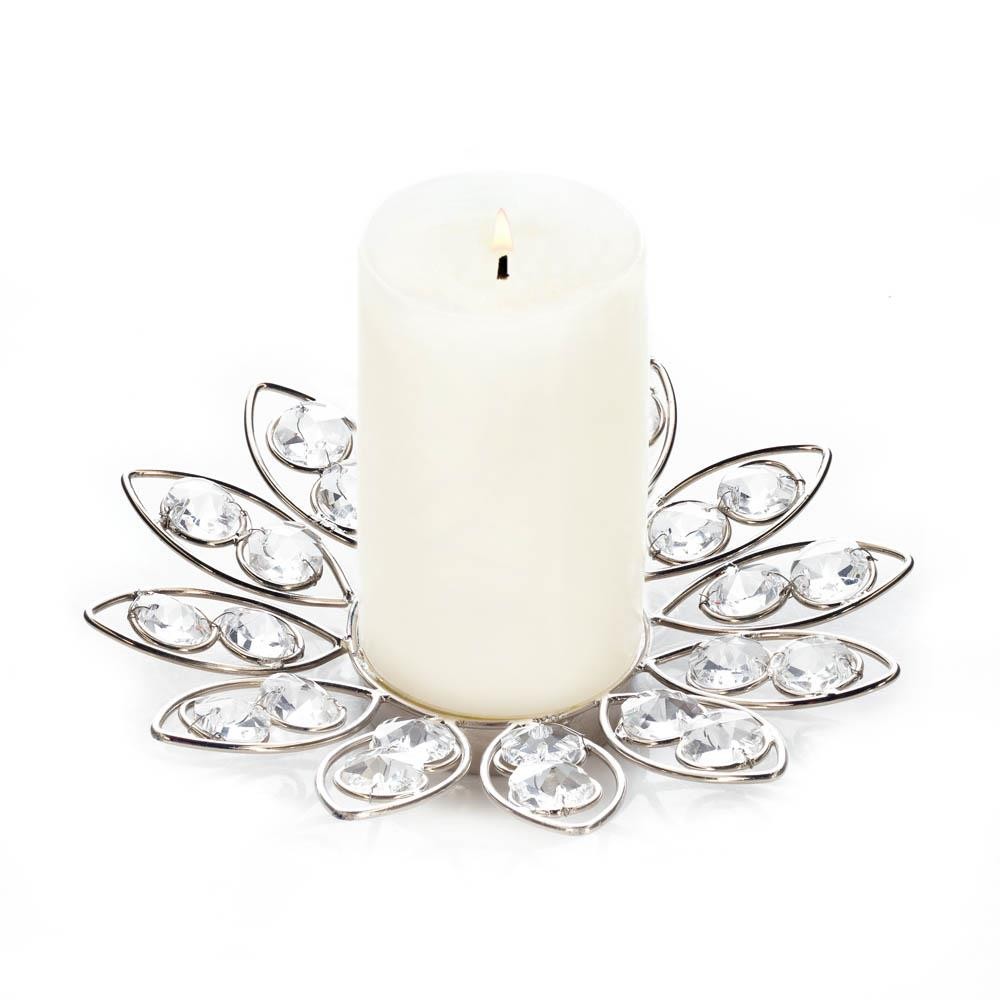 Crystal Flower Candle Holder