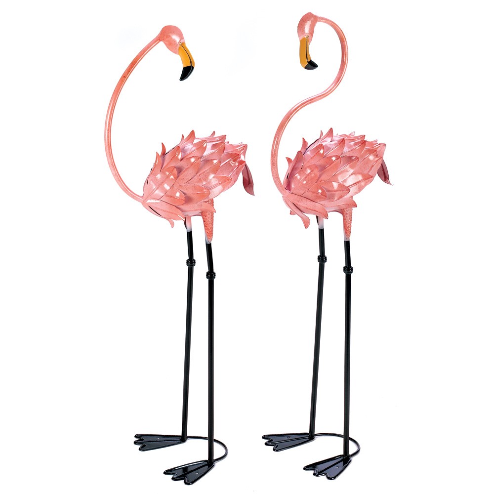 Flamboyant Flamingo Garden Stakes