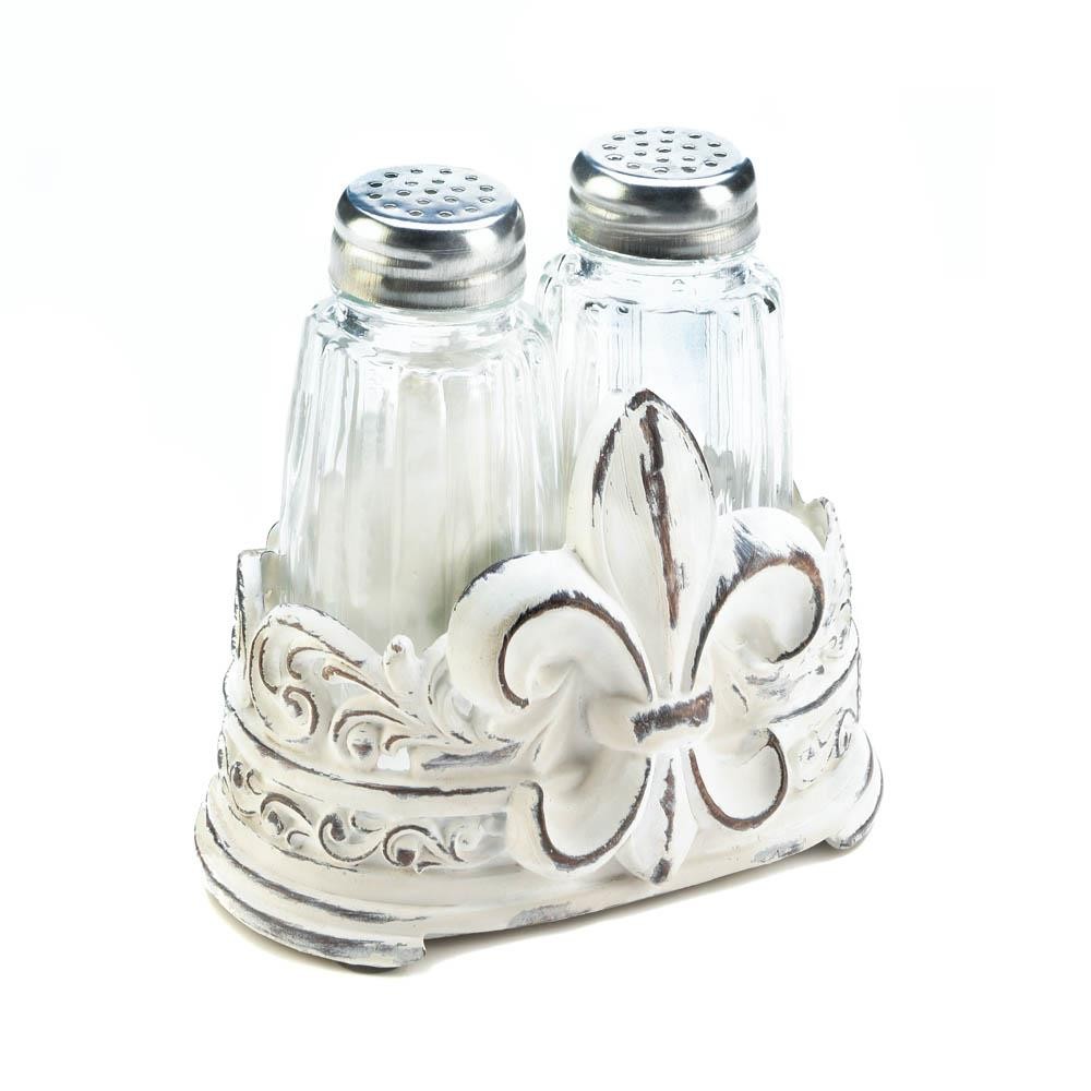 Fleur-De-Lis S&P Holder Set