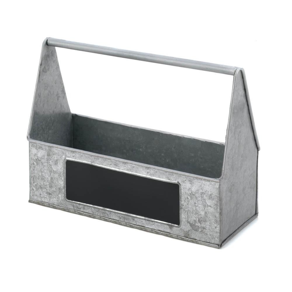 Galvanized Metal Picnic Caddy