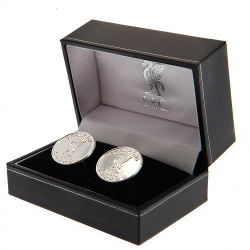 Liverpool F.C. Champions Of Europe Sterling Silver Cufflinks