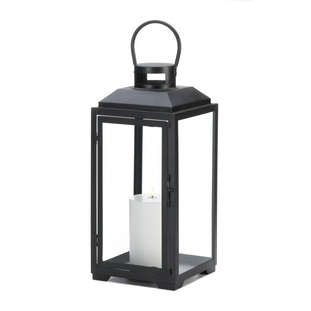 Large Square Frame Black Lantern