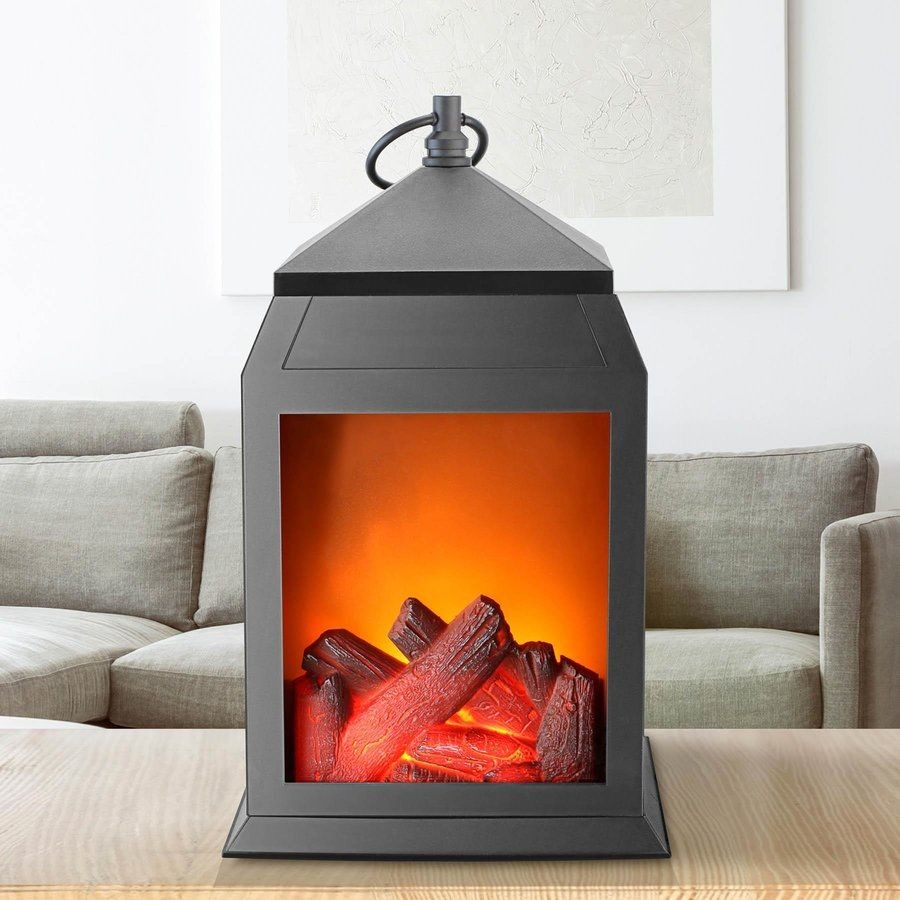 LED Fireplace Lantern