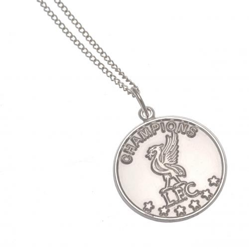 Liverpool F.C. Champions Of Europe Sterling Silver Pendant & Chain