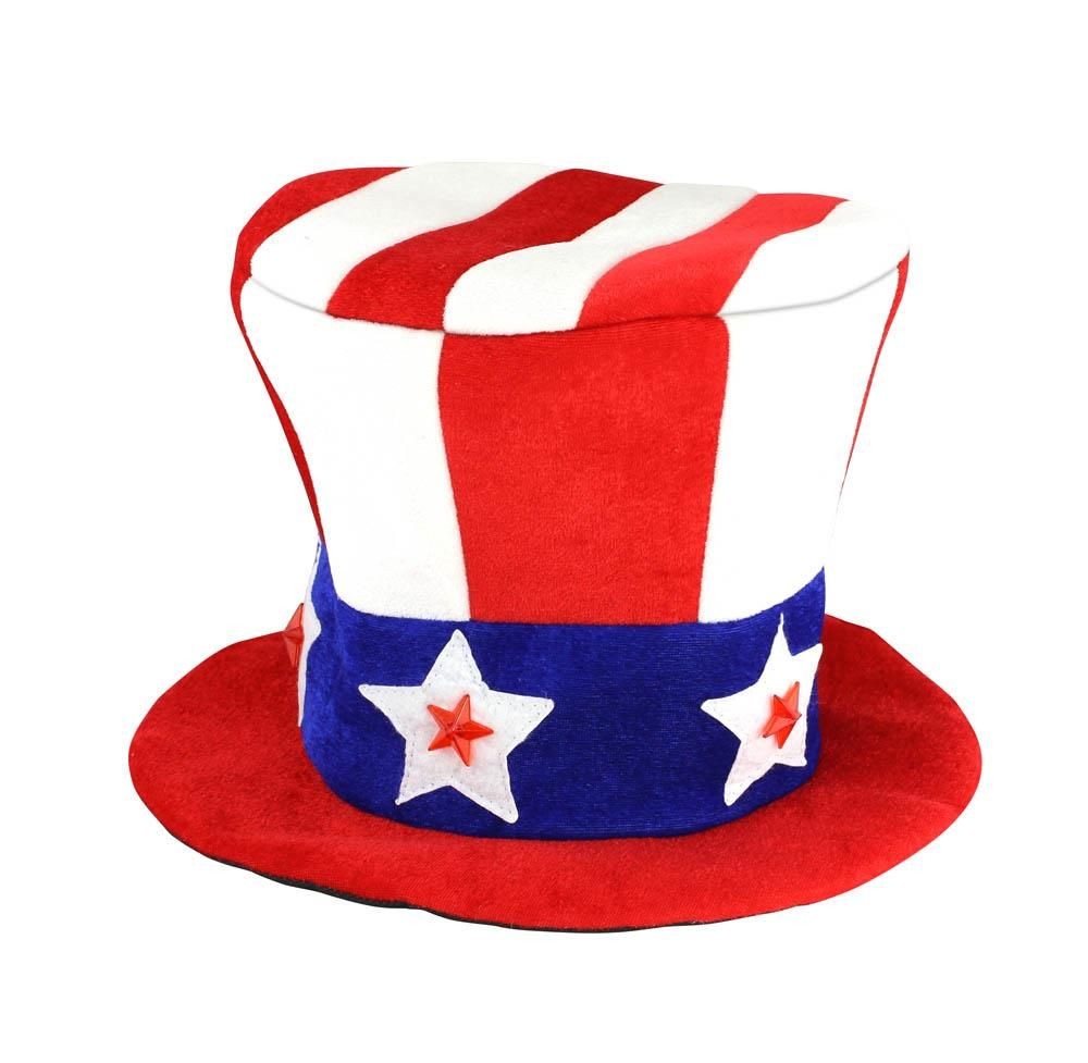 Patriotic LED Light Up Hat