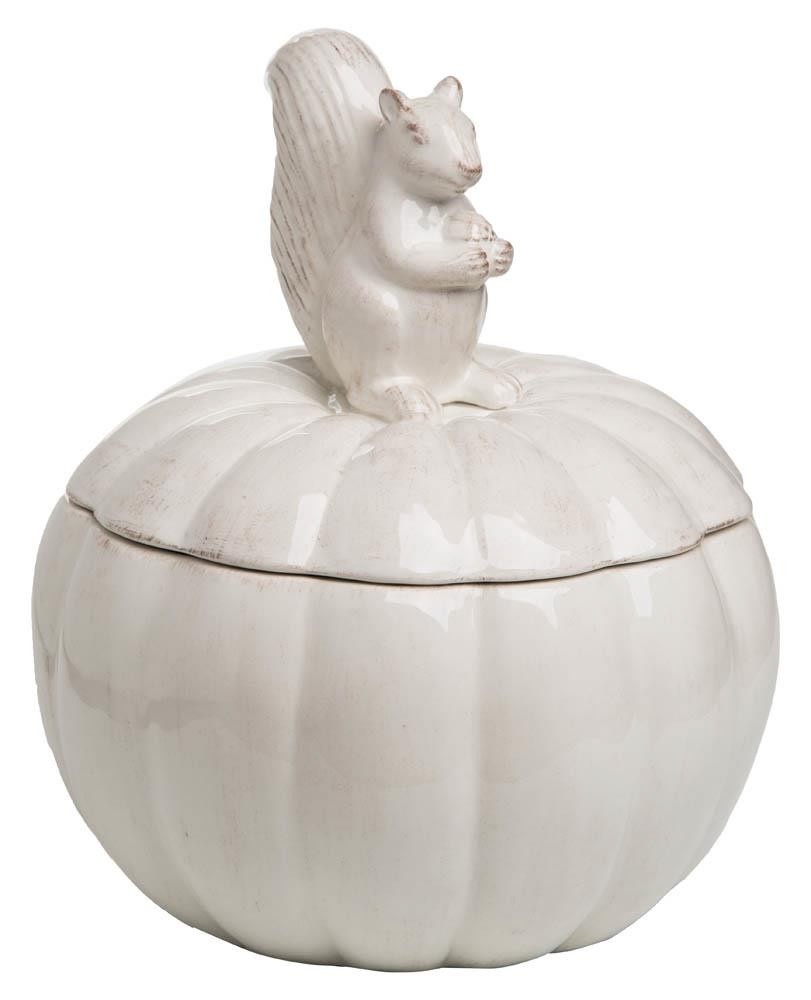 Squirrel & Pumpkin Cookie Jar