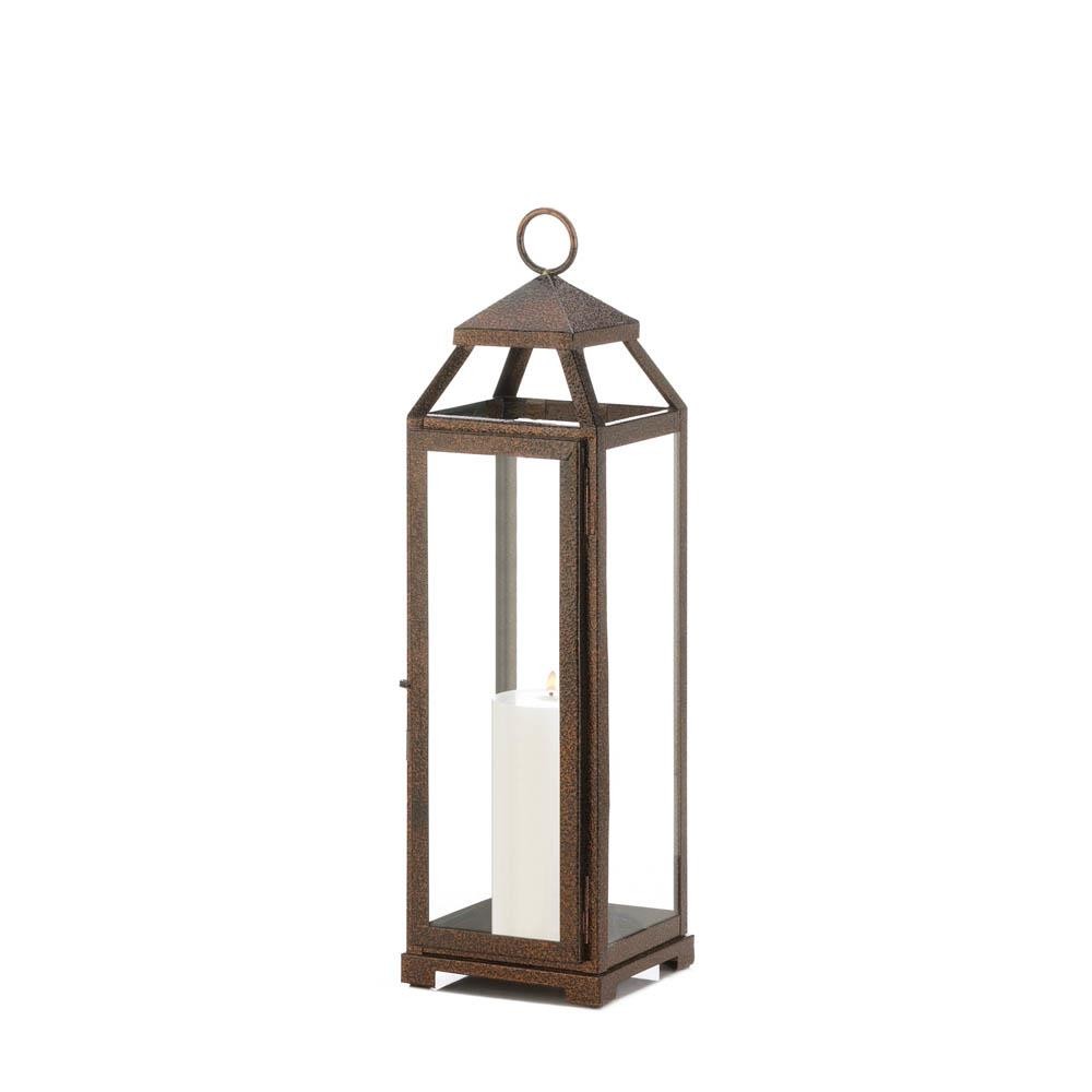 Tall Copper Lantern