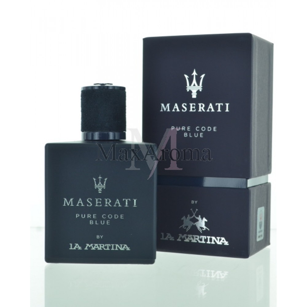 Maserati Pure Code Blue by La Martina cologne (M) EDT 3.3 oz