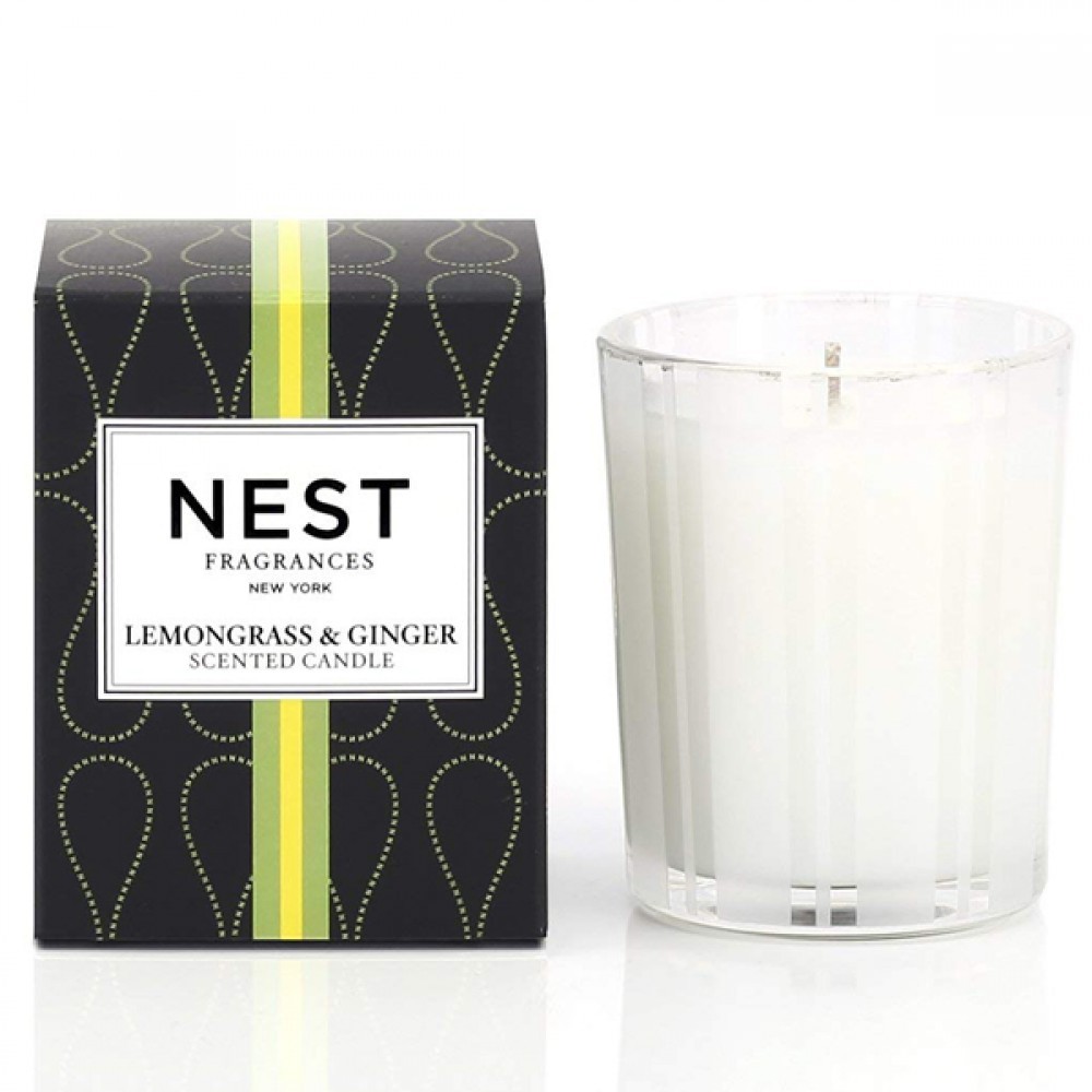 Nest Fragrances Lemongrass & Ginger Votive Candle (U) 2 oz