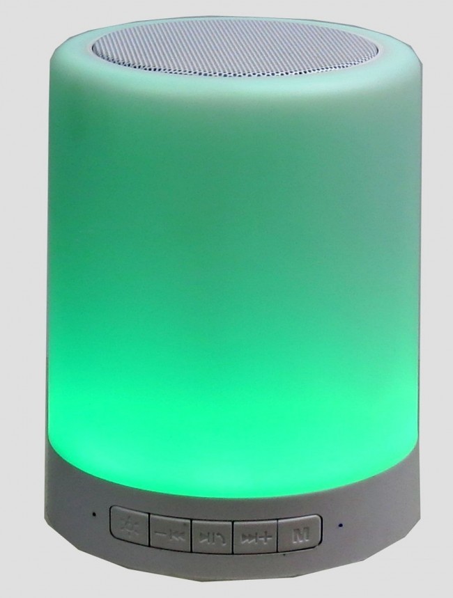Coloured LED YM-388 Night Light & Bluetooth Speaker