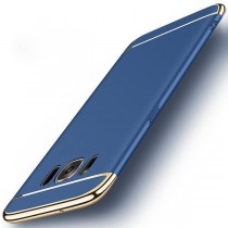 2 in 1 Ultra slim Metal Shockproof Case for Samsung S8 (Blue)