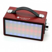 HY-BT97L Retro Style LED Light Bluetooth Speaker with Strap