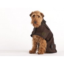 Casual Wool Dog Coat - Brown