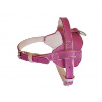 Fusion Leather Harness - Pink