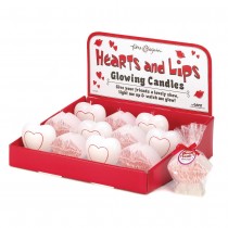 Hearts & Lips Glowing Candles