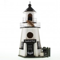 Nautical Nest Lighthouse Bird House  