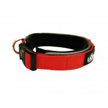 Liopard Padded Collar Lead - Red