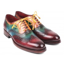 Paul Parkman Wingtip Oxfords Goodyear Welted Multi-Color (ID#027-MIX)