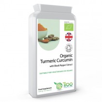 Organic Turmeric 500mg with Black Pepper Extract 120 Capsules