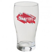 Liverpool F.C. Champions of Europe Tulip Pint Glass