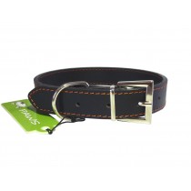 Top Grain Leather Collar - Black