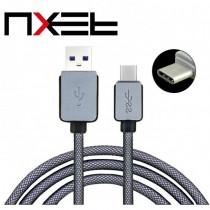 NXET Strong Braided USB-C USB 3.1 Type C Male to 3.0 Type A Male Data Cable (3m)