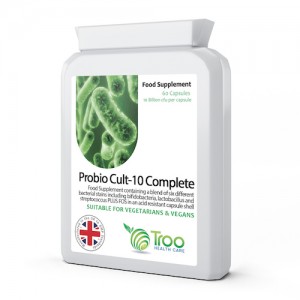 Probiotics Cult-10 Acidophilus Complex 10 Billion CFU 60 Capsules