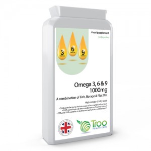 Omega 3, 6 & 9 Fish Oil 1000mg 90 Capsules