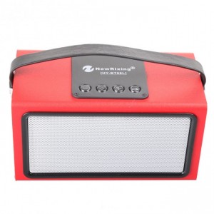 HY-BT98L Retro Style LED Light Large Bluetooth Speaker (Red)
